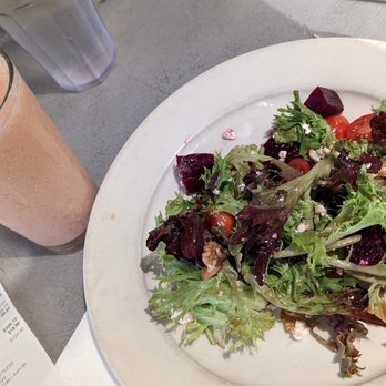 Redwood Cafe - Half the salad - look at the amount of beets! - American Near Me - Cotati, California