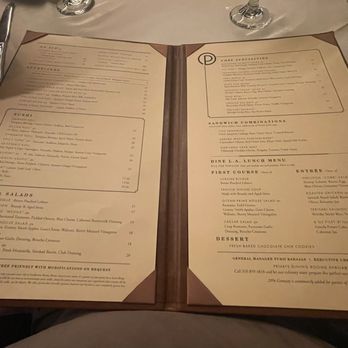 Ocean Prime - Menu: 7/2025. - Seafood Near Me - Beverly Hills, California