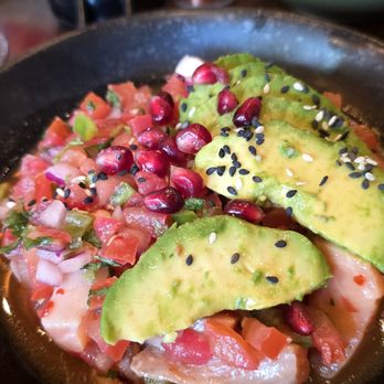 Ojo de Agua - salmon ceviche - Mexican Near Me - The Woodlands, Texas Ojo de Agua - salmon ceviche - Mexican Near Me - The Woodlands, Texas