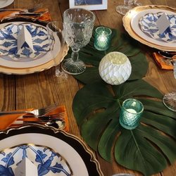 Affordable Catering - Here is a picture if the two sets if silverware together.