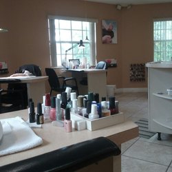Mary Irma Salon & Spa - Inside nail salon.