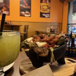 Ceviiche - Agua de Pina & Pepino and Molcajete