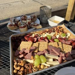 Babbitt's Wine Bar - Large meat and cheese tray and bruschetta plate