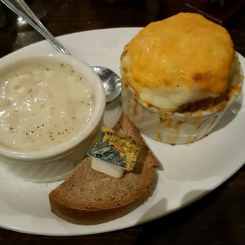 Irish Wolfhound - Seafood chowder and shepherds pie (with some stale bread) - Irish Near Me - Surprise, Arizona