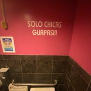 Photo of La Vecindad Neighborhood Tacos - San Diego, CA, United States. Love this cute decal in the bathroom