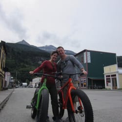 Alcan Outfitters - Picture in front of Alcan!