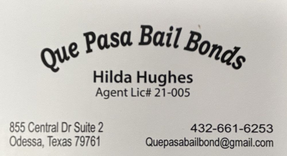 QUE PASA BAIL BOND Updated August 2024 Request Information 855