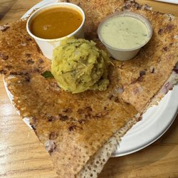 Dosa Spot - Onion Rava Masala Dosa