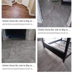 Getterdonefloor - 4 deferent type flooring we installed Getterdonefloor.com