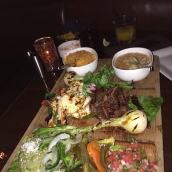 Javier's - La tablia with grilled shrimp instead of chicken. Costs $20 extra but very worth it. Shrimp grilled perfectly and they are huge! - Mexican Near Me - Irvine, California