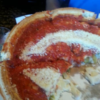 Giordano's - Shared this deep dish with my Brother-in-love. He said I couldn't leave Chicago without tasting it. - Pizza Near Me - Chicago, Illinois