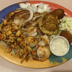 Who Dat's Cajun Restaurant - Grilled seafood Bayou Platter for Two