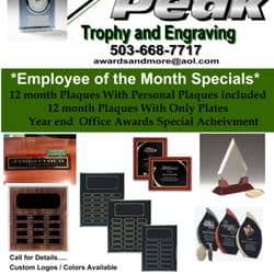 Peak Trophy and Engraving