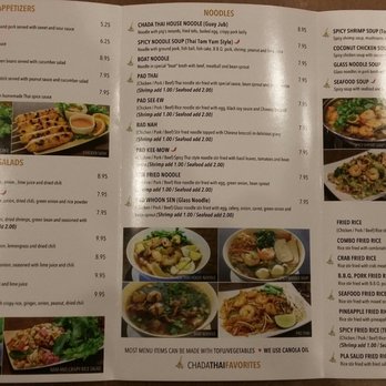 Chada Thai - Menu - Thai Near Me - Garden Grove, California Chada Thai - Menu - Thai Near Me - Garden Grove, California