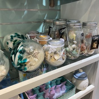 Mallory Square Market - a shelf full of glass jars - Gift Shops Near Me - Kissimmee, Florida