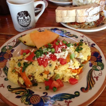 The Maple Counter Cafe - Veggie scramble w/ goat cheese - Breakfast & Brunch Near Me - Walla Walla, Washington The Maple Counter Cafe - Veggie scramble w/ goat cheese - Breakfast & Brunch Near Me - Walla Walla, Washington