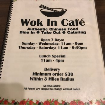 Wok In Cafe - Awesome downtown place. Great food, awesome service. Super friendly staff. We eat here often. Kids love the place too. - Chinese Near Me - Redlands, California