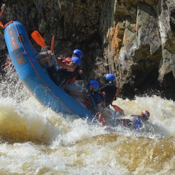 Maine Rafting Expeditions - Going vertical