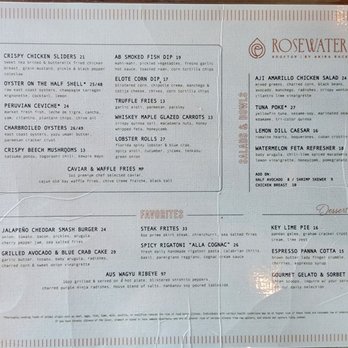 Rosewater Rooftop - MENU - Sushi Bars Near Me - Delray Beach, Florida Rosewater Rooftop - MENU - Sushi Bars Near Me - Delray Beach, Florida