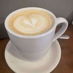 Gathering Grounds Patisserie & Cafe - Lavender latte