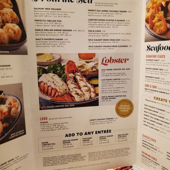 Red Lobster - Menu - Seafood Near Me - Orland Park, Illinois Red Lobster - Menu - Seafood Near Me - Orland Park, Illinois