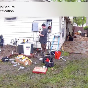 Generator Supercenter - Look in corner, that's the crew lead peeing in my yard.  This was AFTER the electrician did as well and I called salesman Andrew. - Generator Installation/Repair Near Me - Tomball, Texas