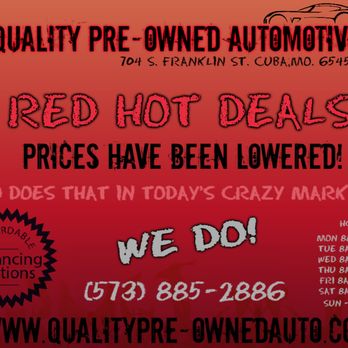 Quality Preowned Automotive - Used Car Dealers Near Me - Cuba, Missouri