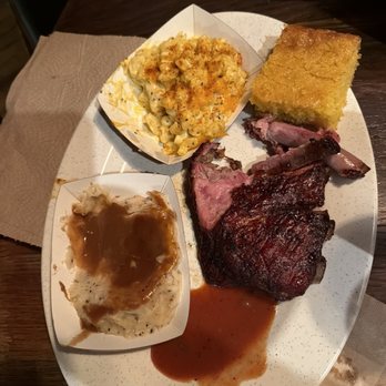 Dinosaur Bar-B-Que - Ribs and Side Cornbread - Barbeque Near Me - Syracuse, New York