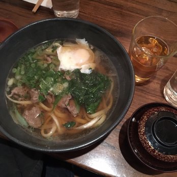 Raku - Wagyushi udon with extra ramen and an egg! - Japanese Near Me - New York, New York Raku - Wagyushi udon with extra ramen and an egg! - Japanese Near Me - New York, New York