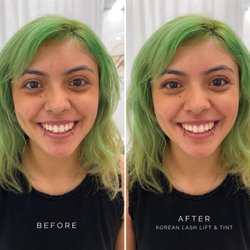 Thao SD Brow & Lash - Before & After Korean Lash Lift & Tint for naturally lifted, darker, more defined lashes.