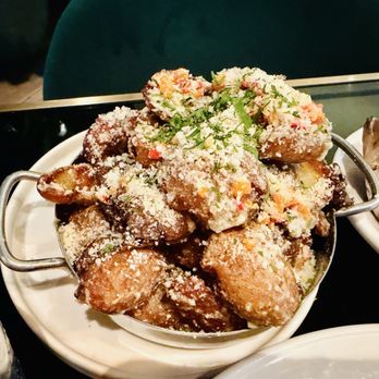 Cino - Crispy Garlic Potatoes - Italian Near Me - Honolulu, Hawaii Cino - Crispy Garlic Potatoes - Italian Near Me - Honolulu, Hawaii
