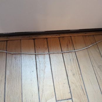 Expert Design & Build - quarter round installed broken with wires outside it that had been under. - General Contractors Near Me - Alexandria, Virginia Expert Design & Build - quarter round installed broken with wires outside it that had been under. - General Contractors Near Me - Alexandria, Virginia