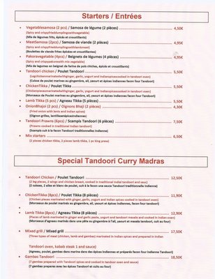 Menu photo 5 Curry Madras Tournai, WHT