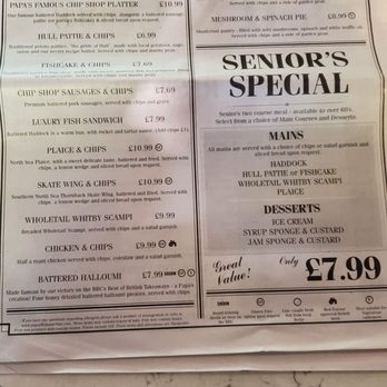 Papas Fish And Chips - Fish & Chips Near Me - Willerby, ERY