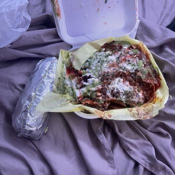 Tacos Y Mariscos El Pariente - The two things I bought that cost of $30 - Mexican Near Me - Pomona, California Tacos Y Mariscos El Pariente - The two things I bought that cost of $30 - Mexican Near Me - Pomona, California
