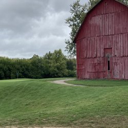 Red barn hole