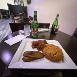 The African Grill - Jollof rice with chicken