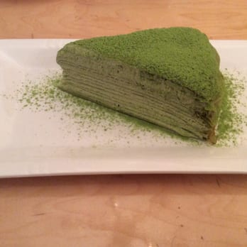 Prince Tea House - Green tea crepe cake - Desserts Near Me - Brooklyn, New York