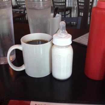 Sweet Betty's - Cream in baby bottles :) I seriously thought the waitress dropped off the bottle on accident - Breakfast & Brunch Near Me - Gresham, Oregon Sweet Betty's - Cream in baby bottles :) I seriously thought the waitress dropped off the bottle on accident - Breakfast & Brunch Near Me - Gresham, Oregon