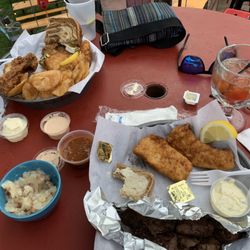 The Old Rock - Fish chicken steak bites