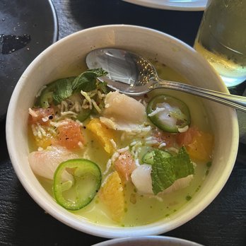 Aba - White fish ceviche - Mediterranean Near Me - Austin, Texas