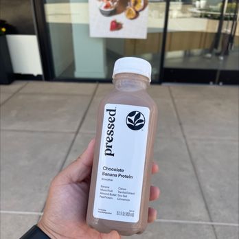 Pressed Juicery - Chocolate Banana Protein Smoothie - Juice Bars & Smoothies Near Me - Sacramento, California Pressed Juicery - Chocolate Banana Protein Smoothie - Juice Bars & Smoothies Near Me - Sacramento, California