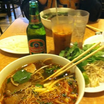 Noodle City - #42 with eggnoodles and Chinese beer - Vietnamese Near Me - Goleta, California