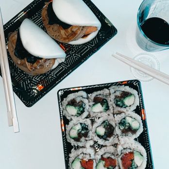 Mola - Vegetarian Bao Ahimi, Avocado and Cucumber Roll, Kampyo Rolls (my favorite!) - Sushi Bars Near Me - Pittsburgh, Pennsylvania Mola - Vegetarian Bao Ahimi, Avocado and Cucumber Roll, Kampyo Rolls (my favorite!) - Sushi Bars Near Me - Pittsburgh, Pennsylvania