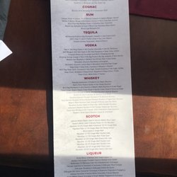 Haywood House - Cocktail menu