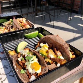 Baro - Jefe's Taco Al Pastor Tacos (pork) and Blackened Fish Tacos - Cocktail Bars Near Me - Toronto, Ontario Baro - Jefe's Taco Al Pastor Tacos (pork) and Blackened Fish Tacos - Cocktail Bars Near Me - Toronto, Ontario