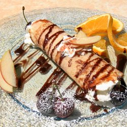 Galileos - Pfannkuchen mit Vanilleeis