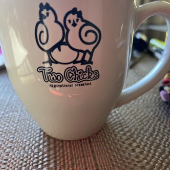Two Chicks South - Had to have Two Chicks Coffee Cup for own at home! - Breakfast & Brunch Near Me - Reno, Nevada Two Chicks South - Had to have Two Chicks Coffee Cup for own at home! - Breakfast & Brunch Near Me - Reno, Nevada