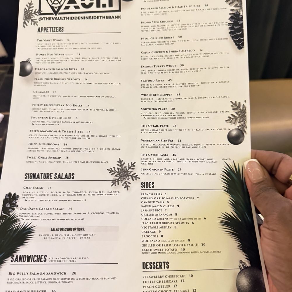 Food menu Food menu