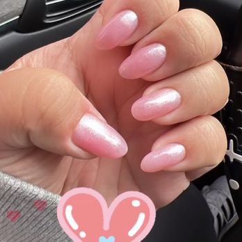 Alpha Nails - Simple pink gel polish - Nail Salons Near Me - Millbrae, California